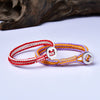 Handmade Button Protection Weave String Bracelet