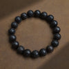 Ebony Wood Om Mani Padme Hum Engraved Bracelet