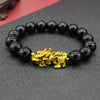 FengShui PiXiu Wealth Bracelet with Gold Tone Accents
