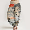 Cotton Women's Harem Pants with Digital Print Designs