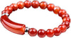 Stone Beads Bracelet with Bridge Charm