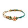 Handmade Braided Chinese Knot Bracelet with Traditional Motifs