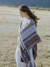 Tibetan Shawl Soft Warm Knitting Cloak Winter Tibetan Tassel Scarf