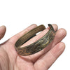 Dragon And Phoenix Copper Bangle With Heart Sutra