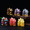 Nine Tailed Fox Crystal Stone Figurine
