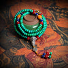 108 Bead Turquoise Mala Bracelet Tibetan Style