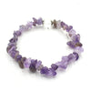 Crystal Chip Bracelet with Clear Center Bead