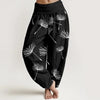Women's Harem Pants Elastic Waist Floral Print Casual Yoga Trousers