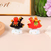 Rotating Sheep Ornament, Chinese Zodiac Goat Desk Decor