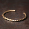Hammered Copper Cuff Bracelet Bangle