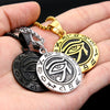 Evil Eye Protection Titanium Steel Necklace Pendant