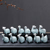 Ceramic Chinese Zodiac Tea Pet, Celadon or Ge Kiln Glaze