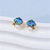 Abalone Shell Pearl Animal Stud Earrings S925 Silver