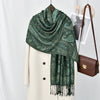 Vintage Paisley Shawl: Soft Tassel Scarf for Women