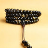 108 Mala Bracelet Black Obsidian Ice Obsidian Fulfilment