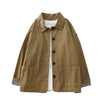 Women's Cotton Blend Jacket with Pockets, Zen Style Outerwear