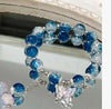 Cat's Eye Butterfly Star Charm Support Bracelet