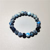Galaxy Agate Bracelet, Cosmic Stone Beads