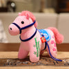 Year of the Horse Plush Doll Bamboo Lotus Home Decoration