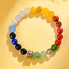 Five Elements Crystal Bracelet, Multi-Stone Beaded Wristwear