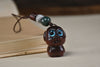 Chinese Zodiac Wood Carving Keychain and Phone Charm