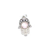 Hamsa Hand Pendant with Stone Inlay