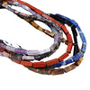 Natural Stone Rectangular Beads 4x13mm for DIY Bracelets