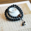 Double Layer Wood Bead Bracelet with Animal Charm