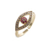 Evil Eye Protection Blessing Copper Ring