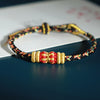 Chinese Zodiac Guardian Deity Bracelet, Hand-Woven Cord