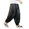 Men's Harem Pants with Dragon Pattern and Pockets