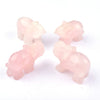 Carved Natural Stone Elephant Figurine