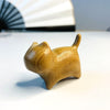 Mini Glowstone and Wood Cat Figurines for Desk Decor