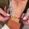 Gradient Abundance Luck Bead Charm Bracelet