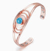 Rustic Copper Balance Magnetic Cuff Bracelet