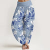 Cotton Women's Harem Pants with Digital Print Designs