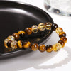 Natural Tiger Eye Beads Strength Bracelet