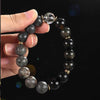 Wukong Bracelet with Tiger Eye and Sterling Silver Charm