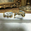 Adjustable Vajra Ring with Copper and Silver-Tone Finish
