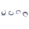 Stainless Steel Vintage Hoop Earrings for Men and Women
