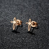 Stainless Steel Asymmetric Stud Earrings