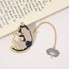 Metal Brass Hollow Bookmark with Tassel, Chinese Style Gift