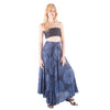 Printed Wrap Maxi Skirt, Boho Summer Long Skirt