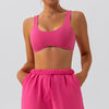 Seamless Yoga Sports Bra, Medium Support Crop Top