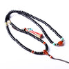 Hand Braided Coconut Shell Bead Necklace and Bracelet