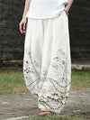 Women's Wide Leg Pants With Pockets, Printed Harem Trousers