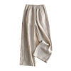 Women's Wide Leg Pants with Pockets, Casual Linen Blend Trousers