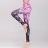 Women's Floral Print Yoga Pants High Waist Fitness Leggings