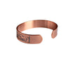 Year Of The Horse Copper Open Self Care Cuff Bracelet Bangle