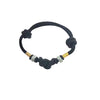 Handmade Jade Knot Bracelet with Red or Black Cord
